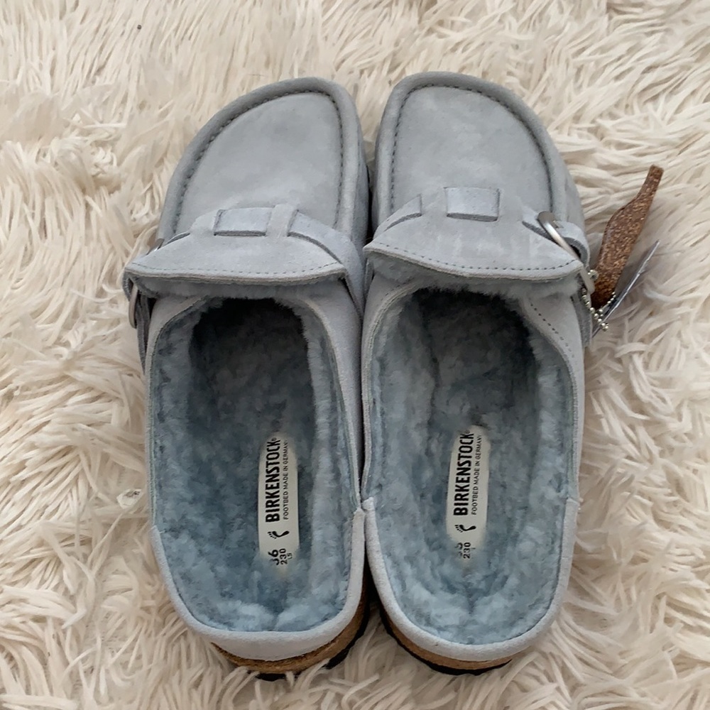 birkenstock buckley genuine shearling mule - Picture 14 of 14
